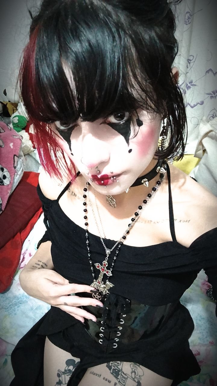 19 Goth clown latina exposed by her cuck bf #6LyVXbEX