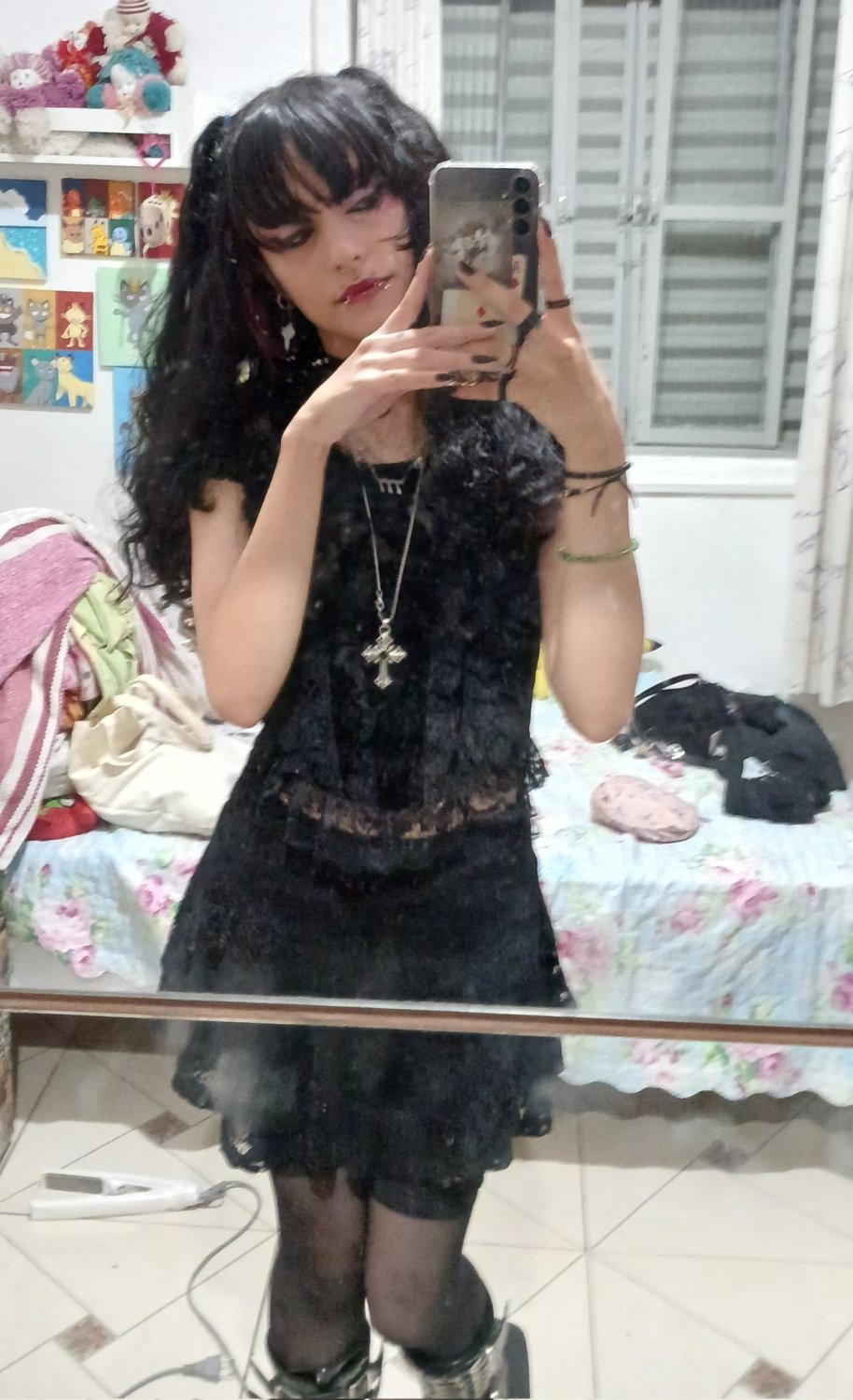 19 Goth clown latina exposed by her cuck bf #g7dd6Q09